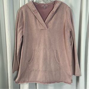 Barefoot Dreams Sunbleached Cotton Bonfire Hoodie